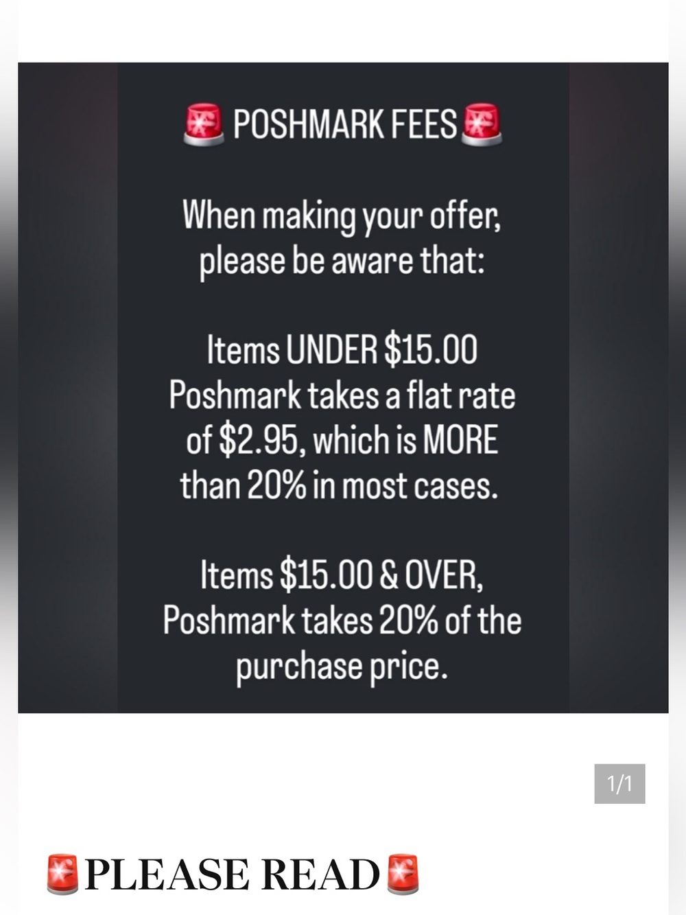 Poshmark Fees Info